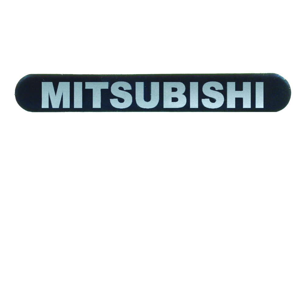 Adesivo Mitsubishi 4 Unidades 9,0 Cm   171)